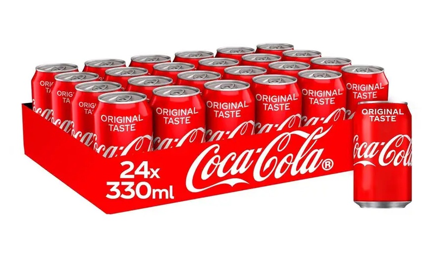 Image 2: Coca-Cola Original Taste - 24 Pack of 330ml Cans