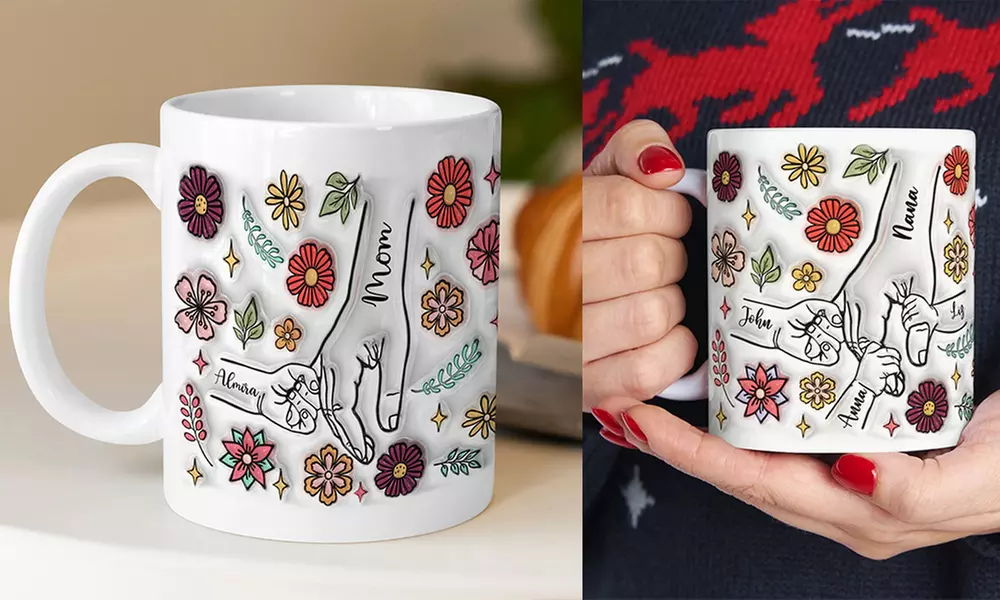 Personalisierbare Foto-Tasse im Design nach Wahl