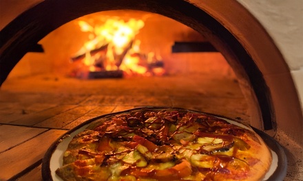 Woodfired Pizzas with  Wine for 2 People - Plates Restaurant @ View Brisbane