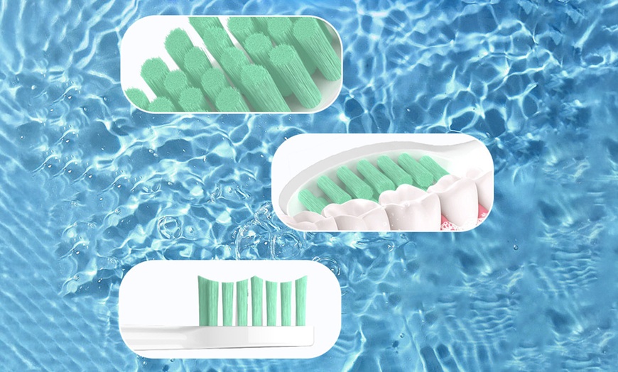 Image 4: 10Pcs Toothbrush Heads for Philips