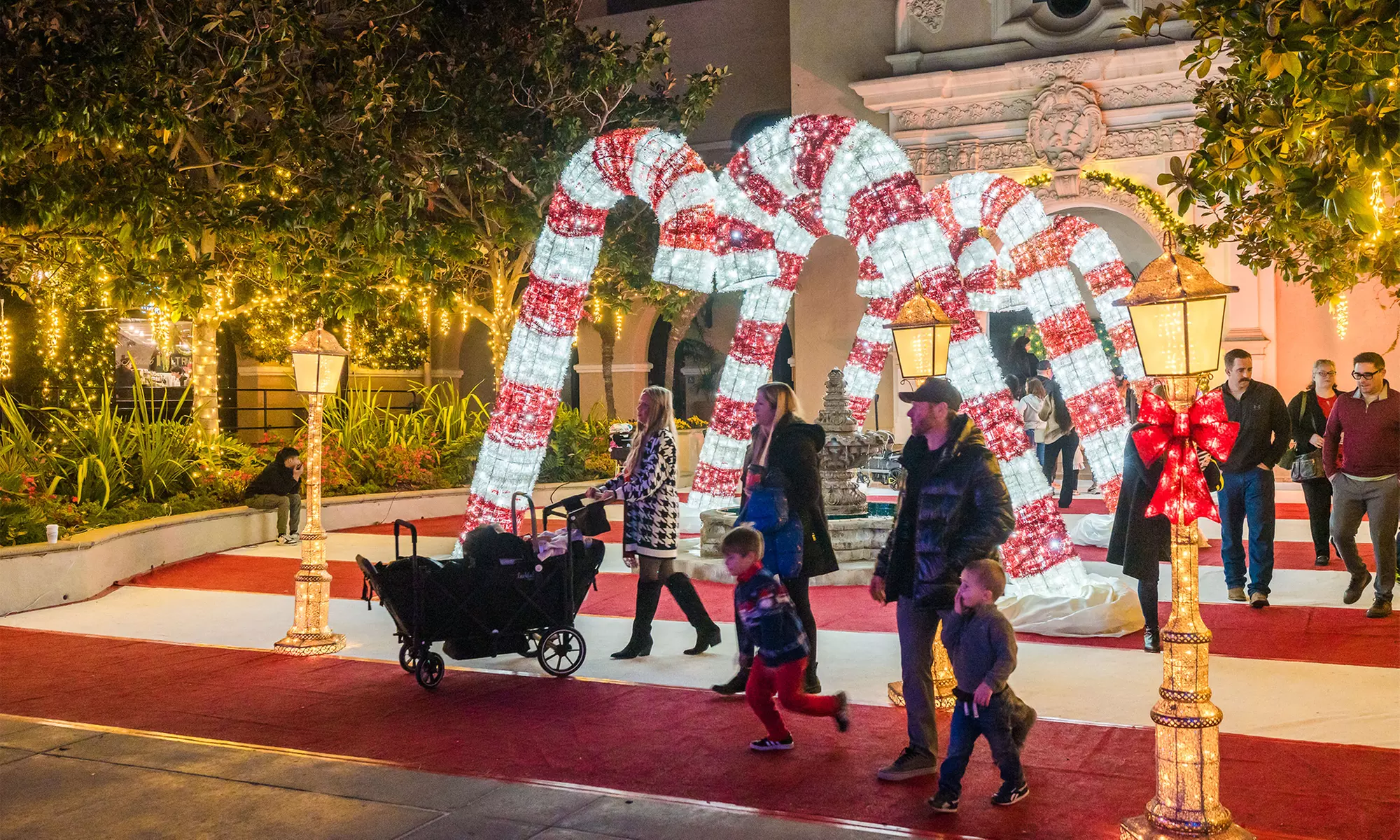 Holiday Lights and Wine Walk Adventure for Two at Coastal Christmas