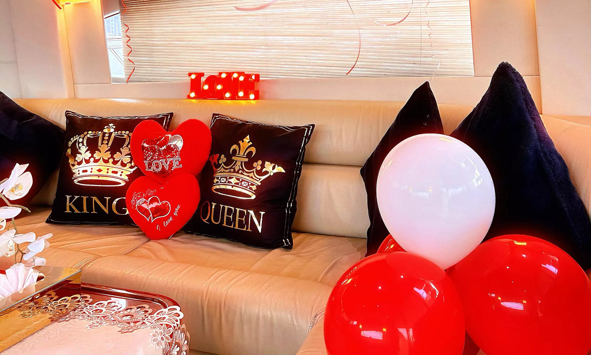 Birthday, Romantic, Bachelor/Bachelorette Party Decorations for Yachts