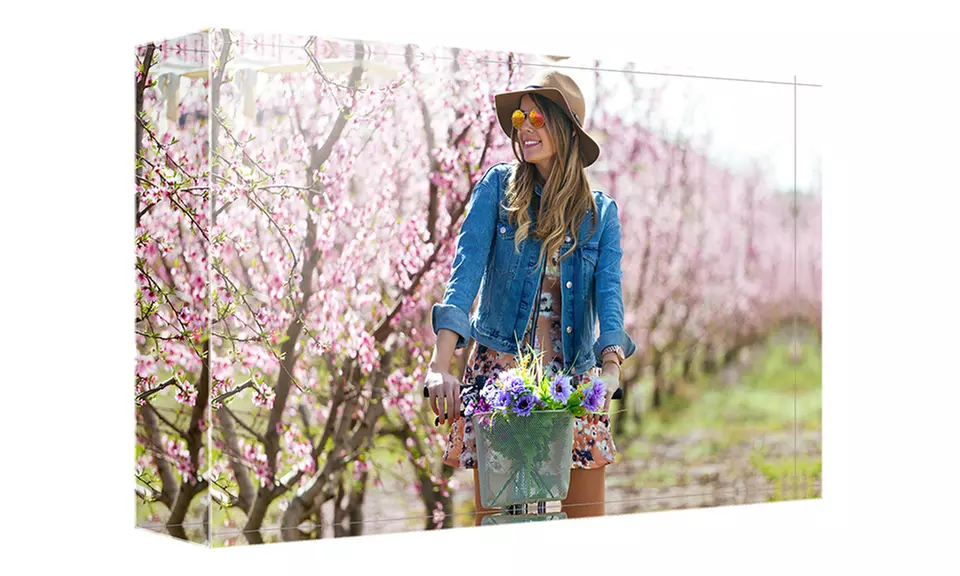 1 ou 2 blocs photo en plexiglas sur le site Photo Gifts