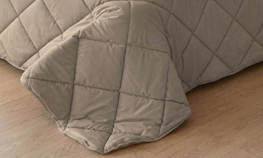 Image 5: Trapunta invernale matrimoniale in velluto