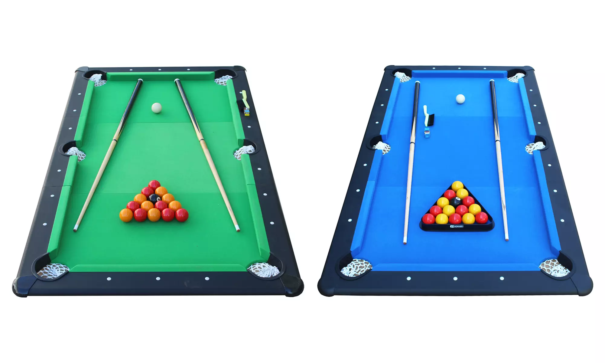 Billard modulable 3 panneaux Essentiel avec accessoires JT2D, dimensions et coloris du tapis au choix, livraison offerte - Primary Image