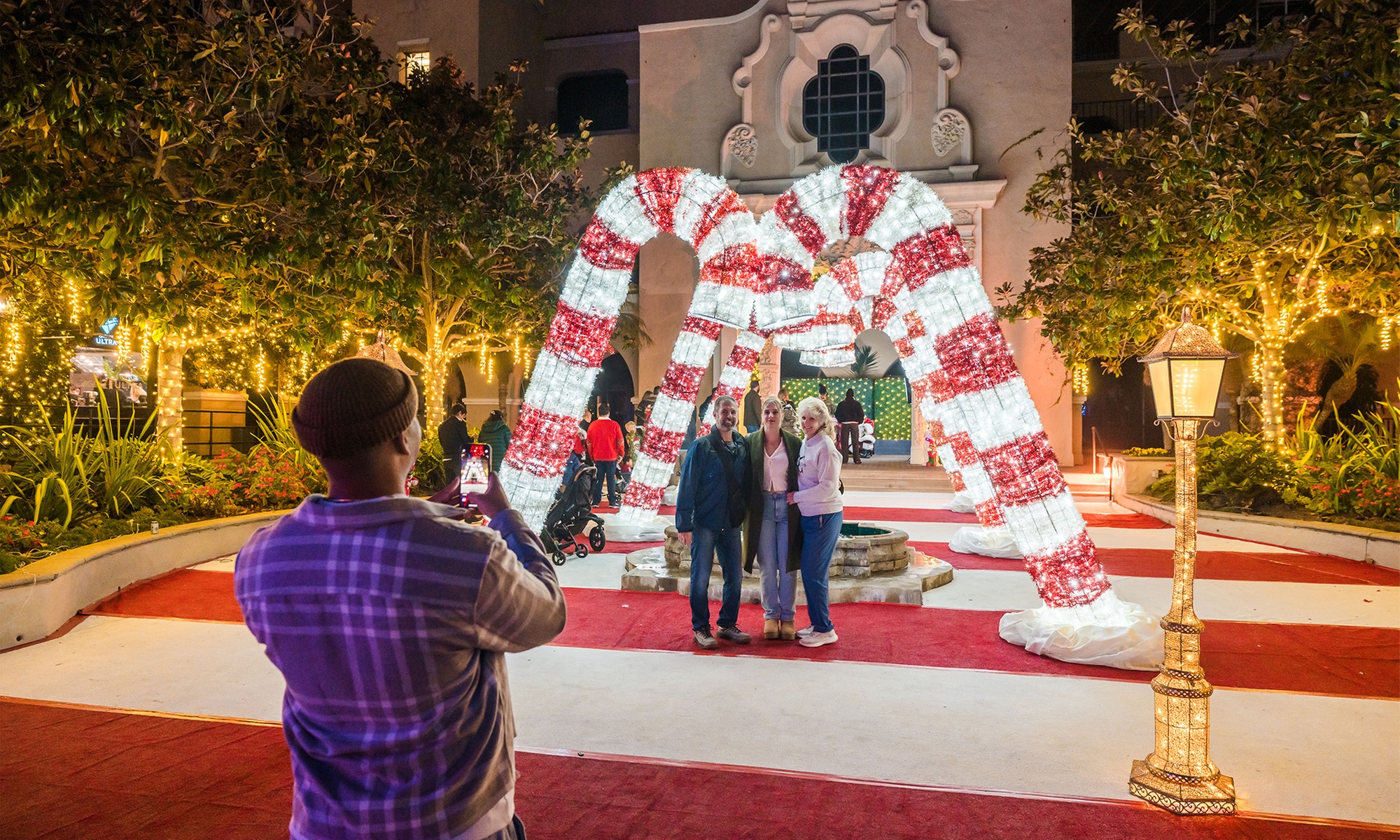 Holiday Lights and Wine Walk Adventure for Two at Coastal Christmas