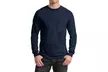 Galaxy By Harvic Men's Cotton-Blend Long Sleeve Crew Neck Tee - Second Medium