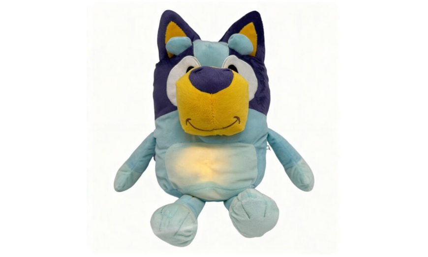 Image 1: Sleep-soothing Plush Toy with Breathing, Glowing and Sound Effects 