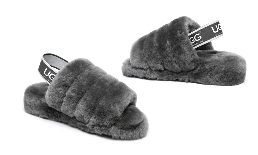 Image 6: UGG Puffy Slippers