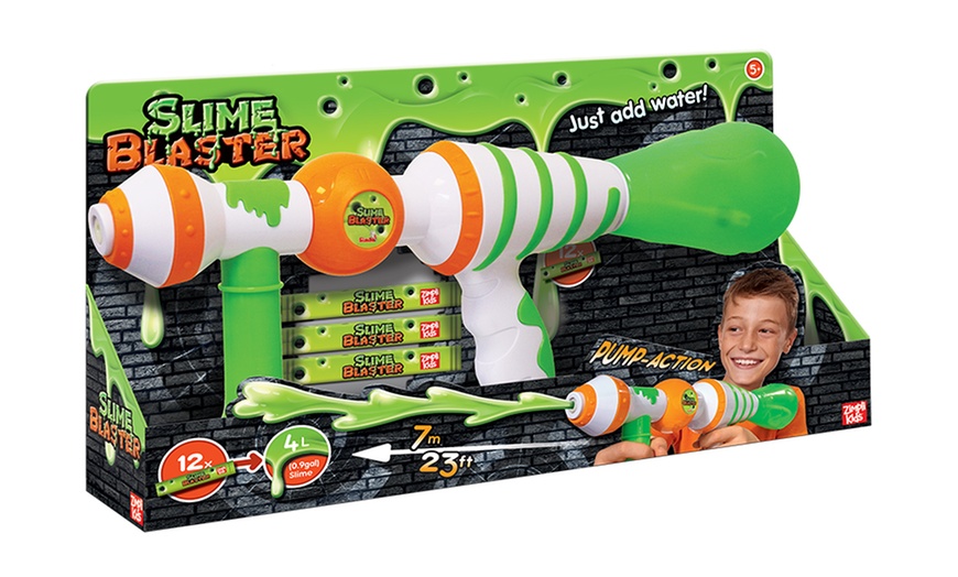 Image 4: Slime Blaster Gun with 12 Sachets