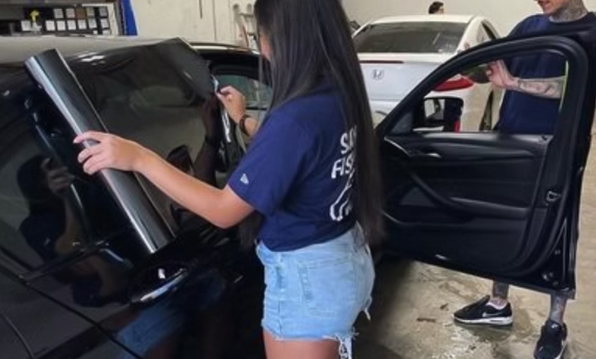 Image 11: One Full Legal Window Tint or Ceramic Tint for Sedans, SUV, or Trucks