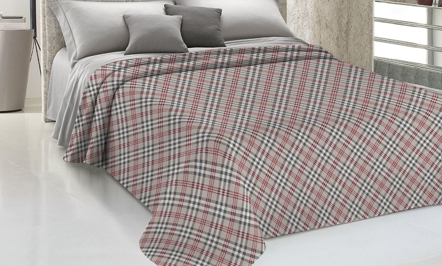 Image 10: Copriletto Pensieri Delicati 100% cotone Made in Italy