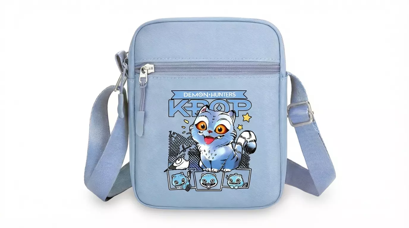 Cartoon-Inspired Print Phone Pouch Crossbody Purse