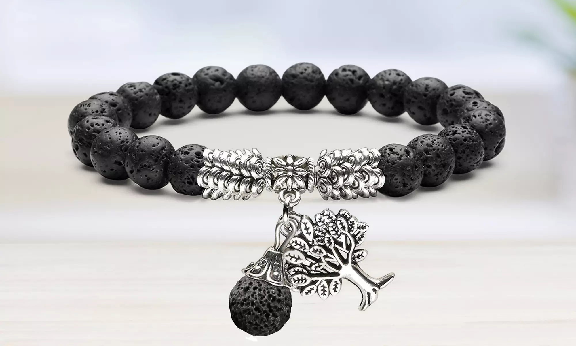 Tree of Life Lucky Charm Stretch Bracelet