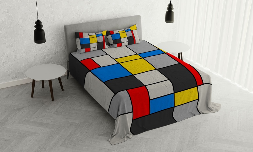 Image 28: Parure letto matrimoniale Sogni d'Autore in 100% cotone Made in Italy