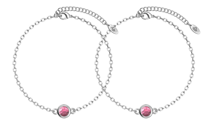 Image 91: 1, 2, 3 of 4 sieradensets met Oostenrijkse kristallen of parels