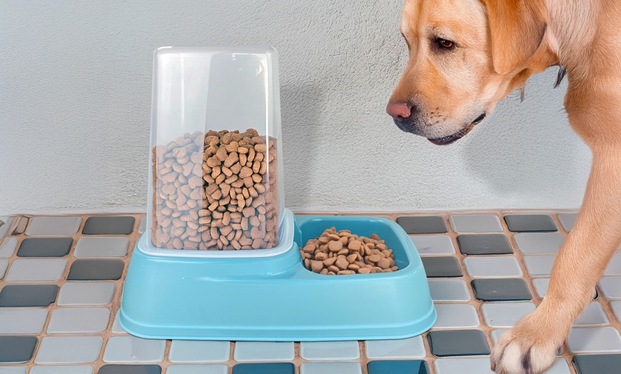 Image 1: Dispenser cibo e acqua per animali