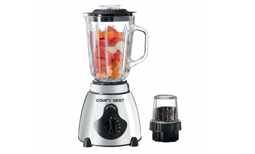 Image 3: Comfy Nest CNBLG15 2-in-1 Mixer und Zerkleinerer 800 W