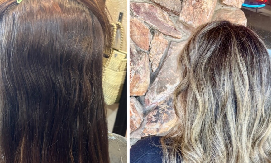 Image 8: Haircut with Color, Partial/Full Highlights, or Balayage