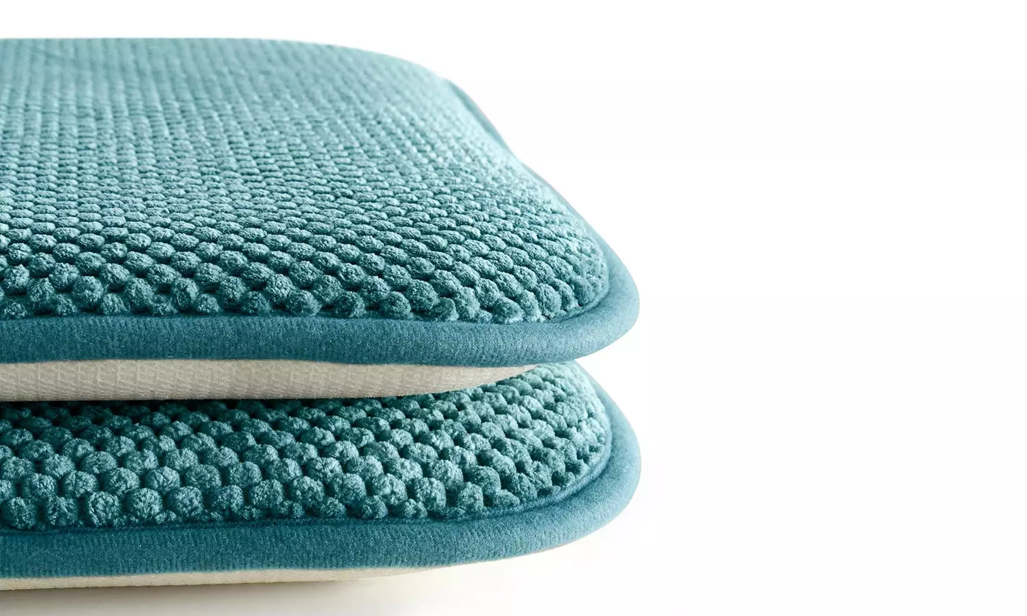 Dan River Two-Pack Memory Foam Non-Slip 16" x 16'' Chair Cushion Pad