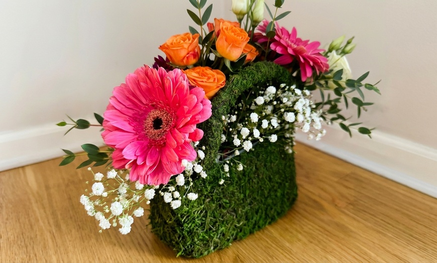 Image 2: 60-Min Hands-On Flower Arranging Class for One, Two or Four