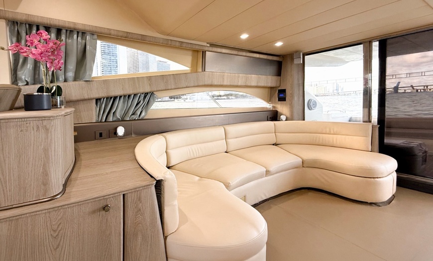 Image 10: Private Luxury Yacht 60 ft + Up to 13 People from Miami River!