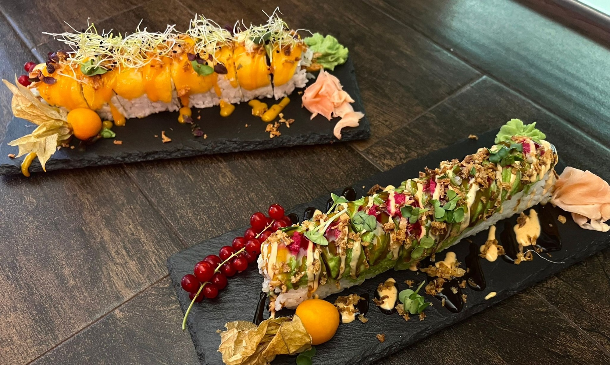 Thailändisch-japanisches 4- oder 5-Gänge-Menü für 2 oder 4 Personen