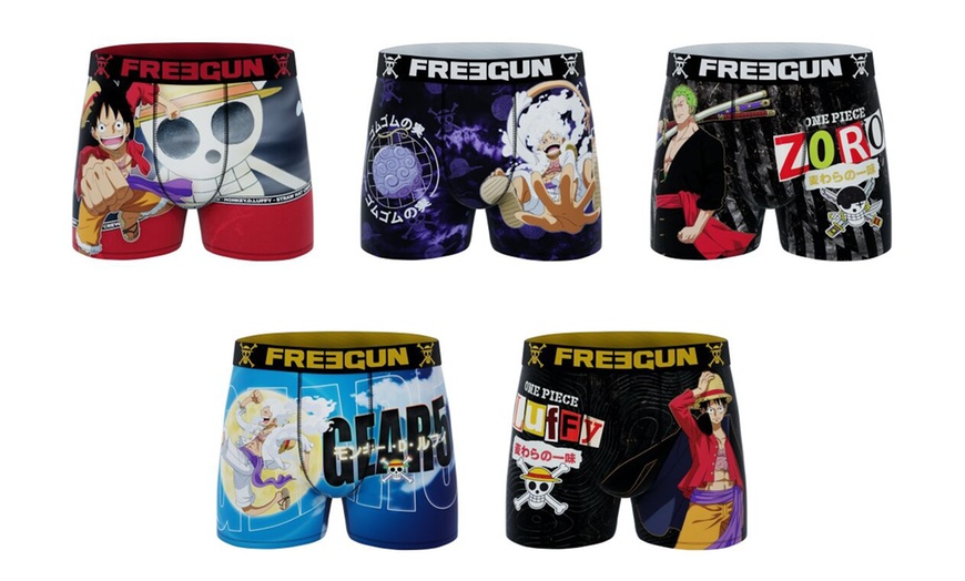 Image 11: Lot de 4 ou 5 boxers Freegun divers Cobranding pour homme