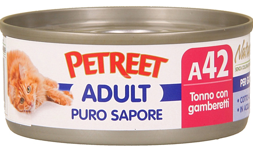 Image 2: Box Petreet per gatti con 60 scatolette da gusti misti