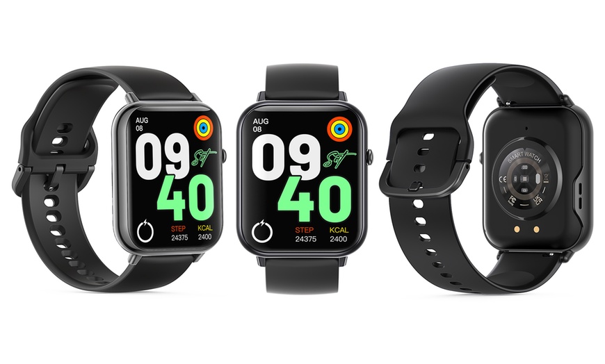 Image 3: Bluetooth Smart Watch 2.1" Touch Screen Heartrate Blood Pressure