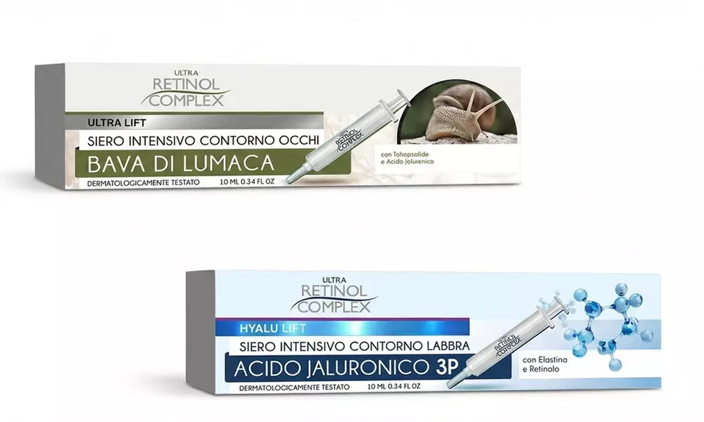 Siero intensivo contorno occhi e contorno labbra Retinol Complex
