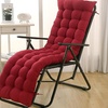 Image 1: Chaise pliante avec coussin et dossier inclinable