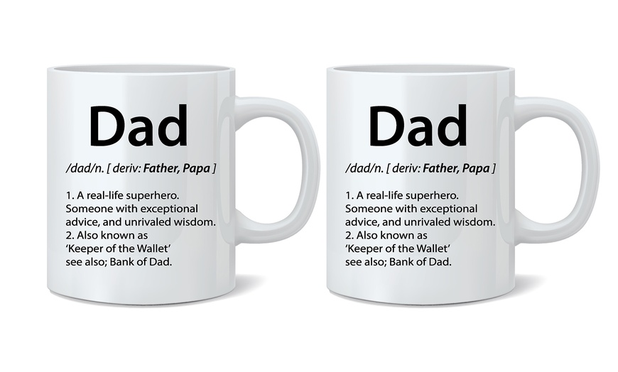 Image 13: One or Two Definition Novelty Mugs