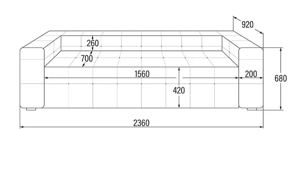 Home Deluxe Teddy Sofa COMO