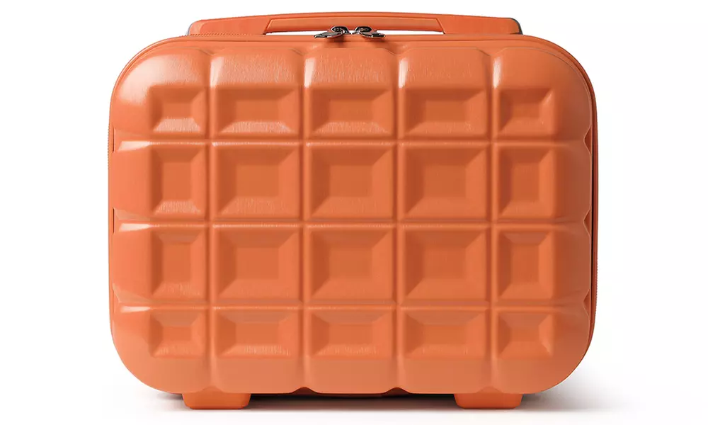 1 of 4 oranje koffers