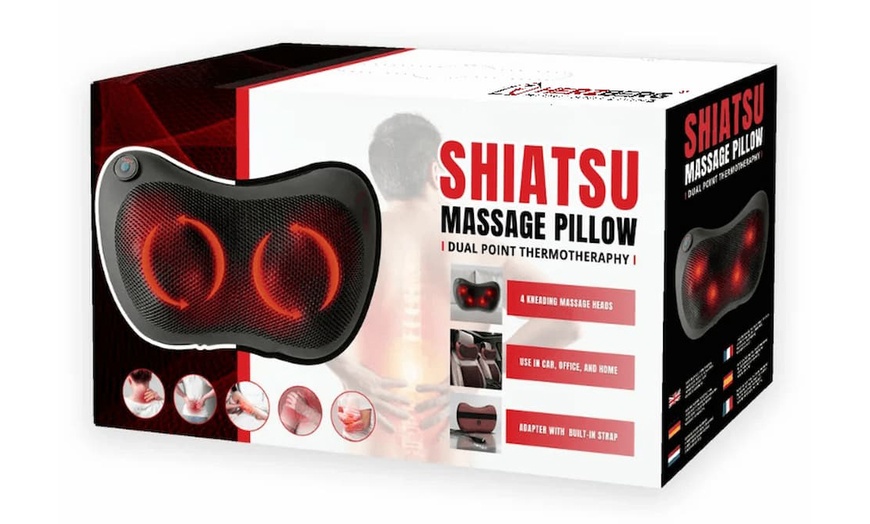 Image 7: Cojín de masaje Shiatsu con terapia de calor, de Herzberg