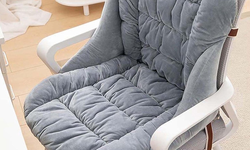 Image 8: Winter Warm Seat Cushion Backrest
