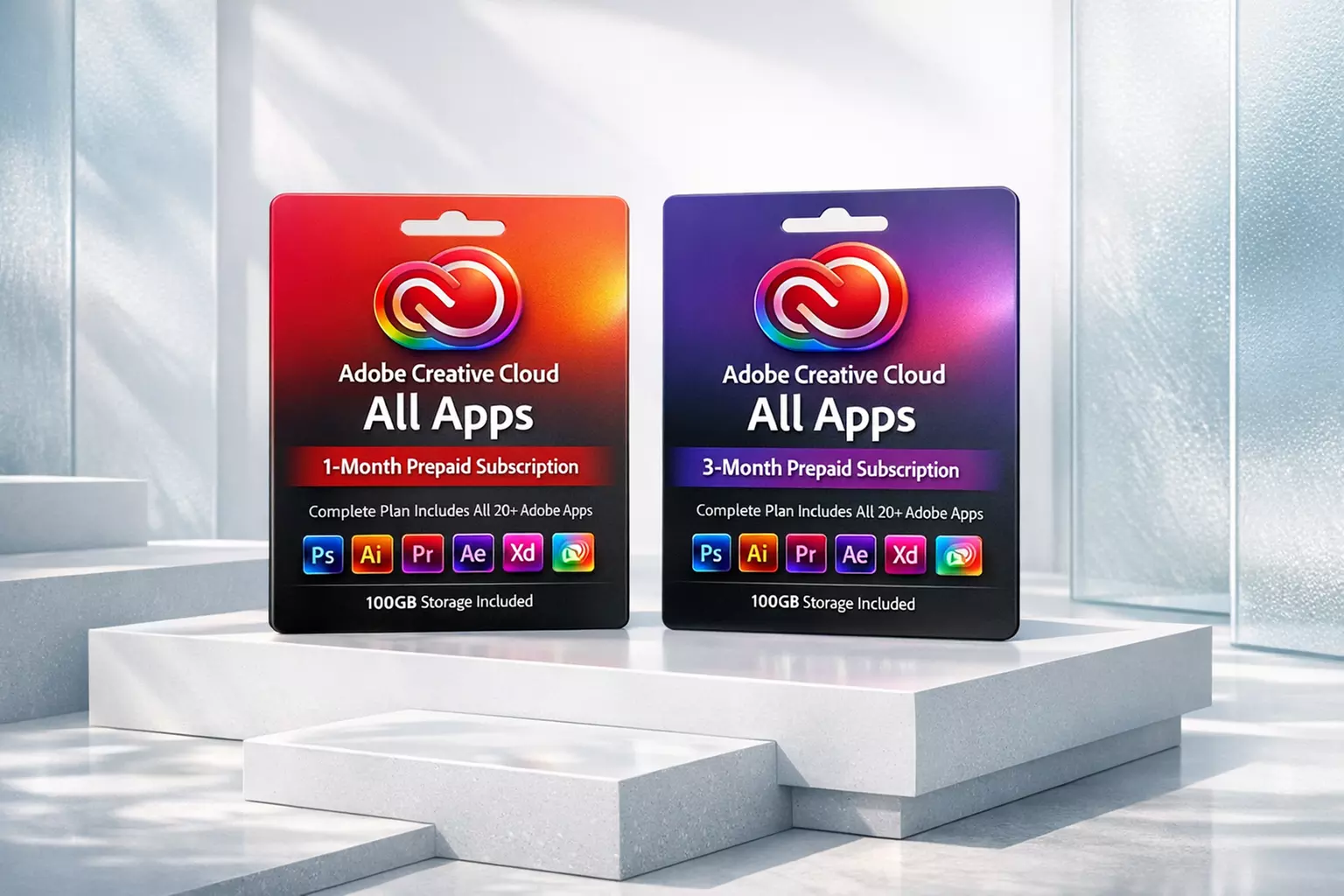 Adobe Creative Cloud All Apps Subscriptions - 1 Month or 3 Months