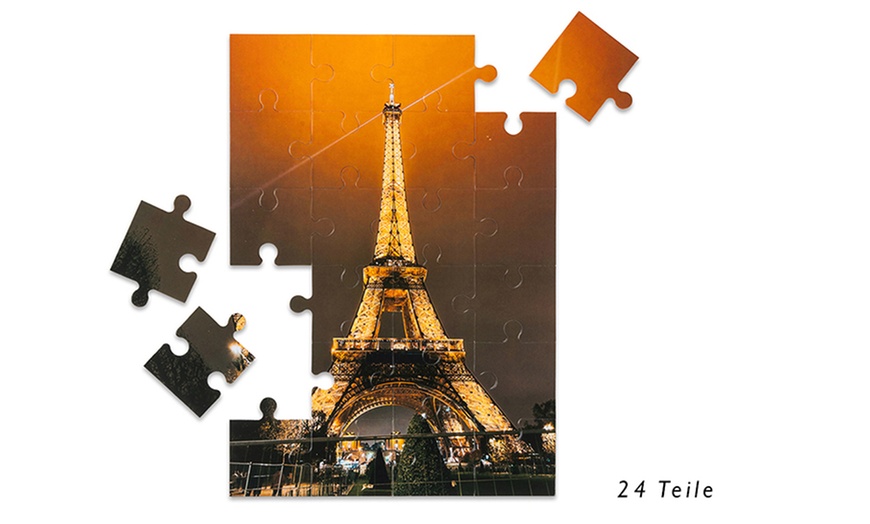 Image 4: Personalisierbares Puzzle in A4 mit 24 oder 48 Teilen