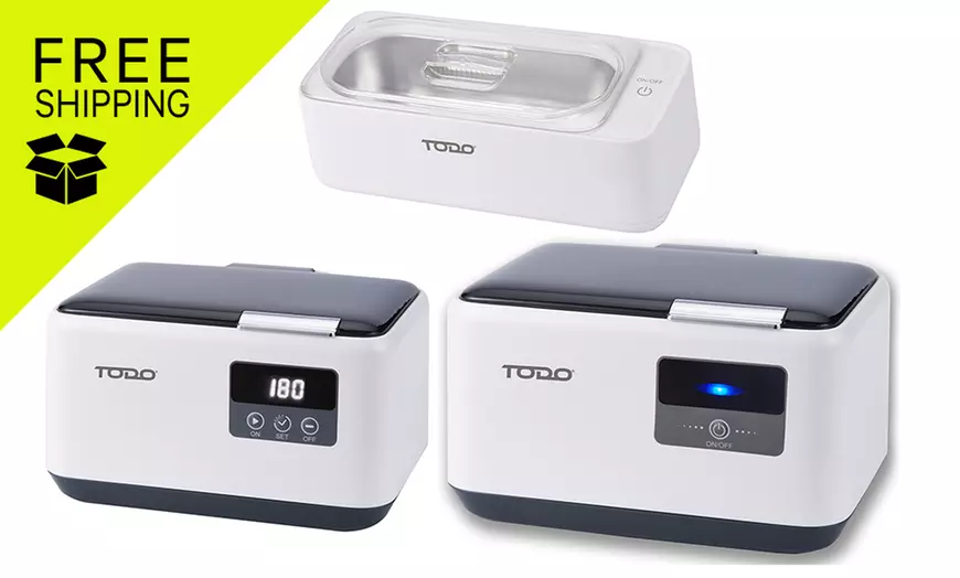 Image 1: TODO 300ml Ultrasonic Jewelry Cleaner or 600ml Ultrasonic Cleaner 