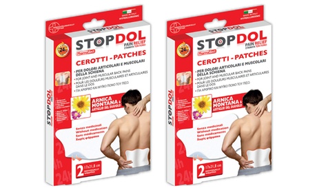 Fino a 6 cerotti Stopdol per dolori articolari e muscolari della schiena