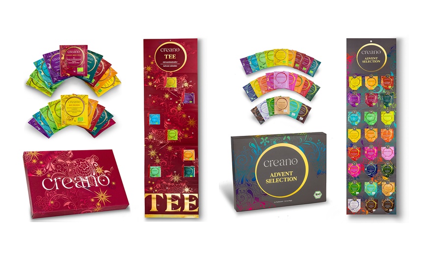 Image 1: Calendrier de l'Avent Creano de 24 tisanes bio