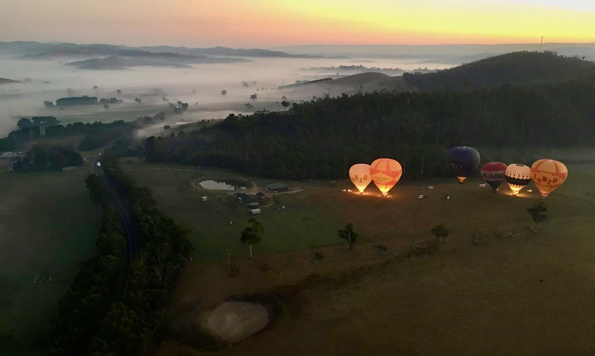 Soar Above the Vineyards: Sunrise Hot Air Balloon Flight over Yarra Valley with Serenity Hot Air Balloons