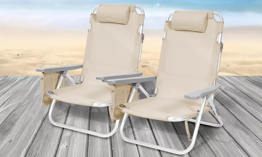 Image 5: Set de 2 chaises longues