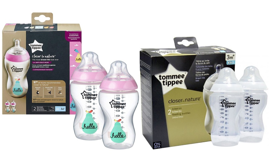 Image 1: Two Tommee Tippee Bottles