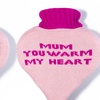 Image 14: One or Two Heart-Shaped Hot Water Bottle 