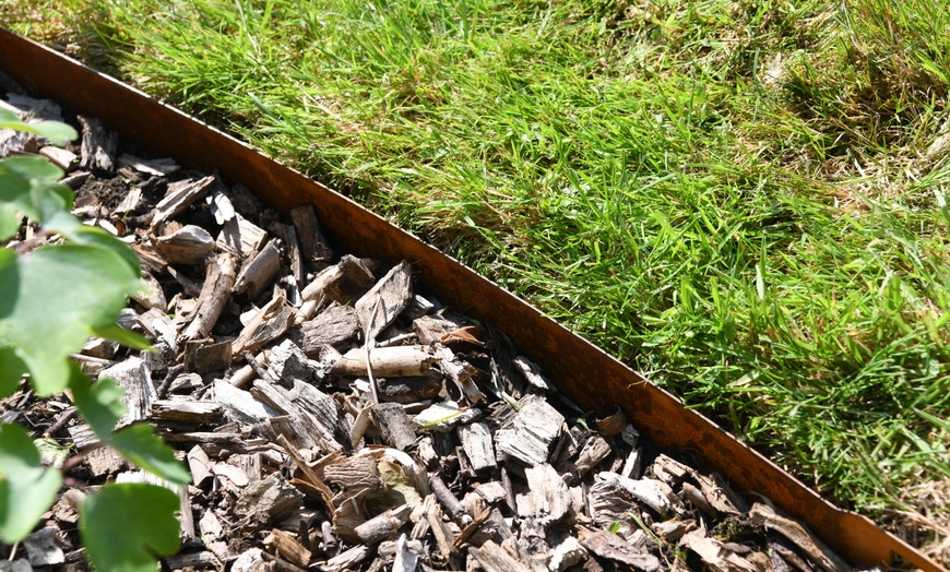 Image 4: Heavy Duty Metal Border Edging - 4 Colour Options - Pack of 4