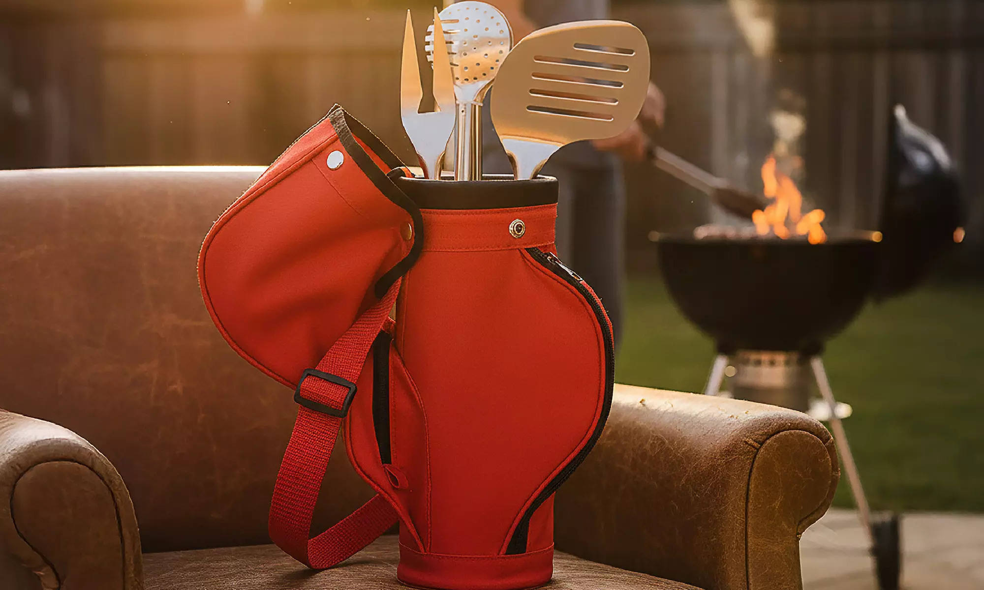 Set accessori BBQ professionali in acciaio inox