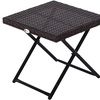 Image 7: Outsunny Rattan-Effect Foldable Coffee Table