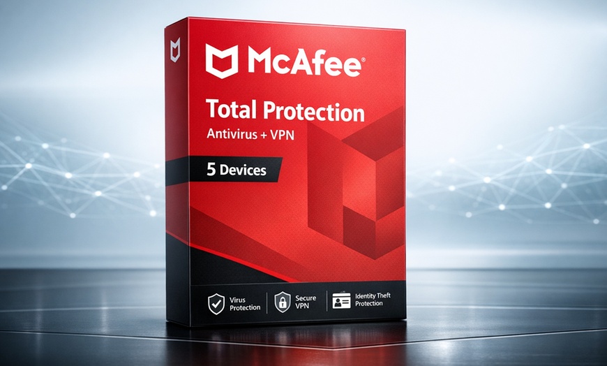 Image 4: McAfee Total Protection 1-Year - Up to 5 Devices (Save up to 50% Off)